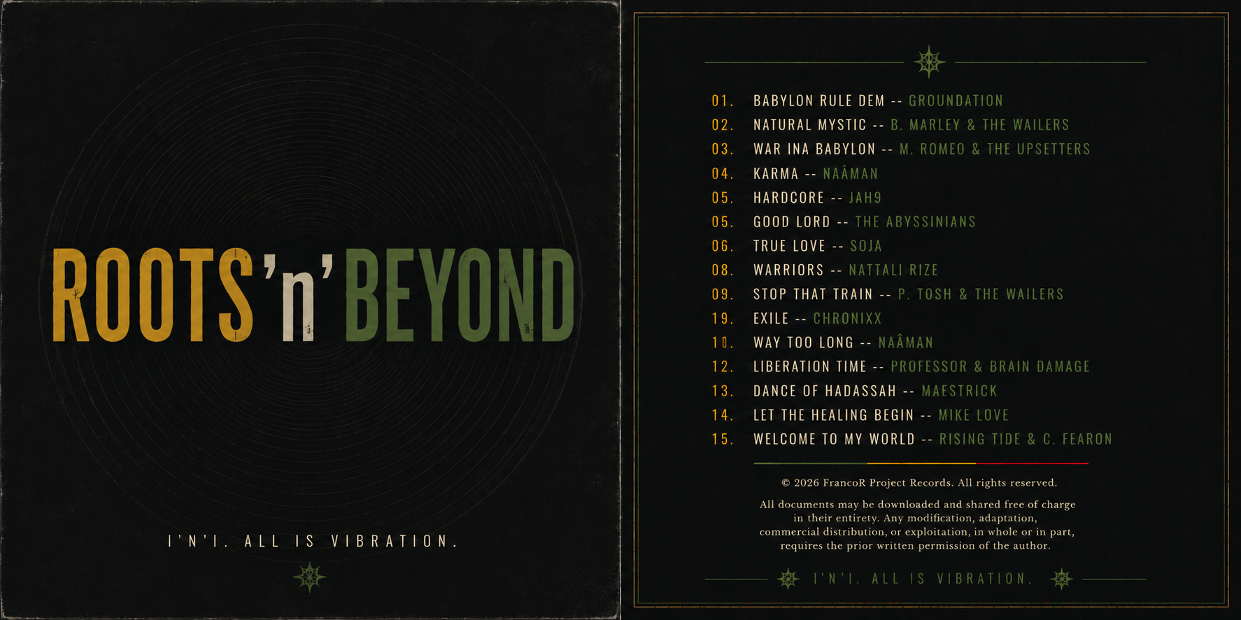 Pochette Roots'n'Beyond